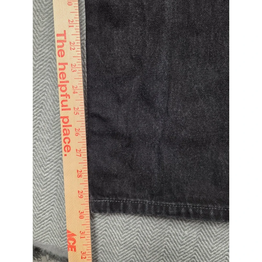 Levis 550 Relaxed‎ Fit Black Jeans Mens 34x32 Tapered Leg Denim 00550-0260